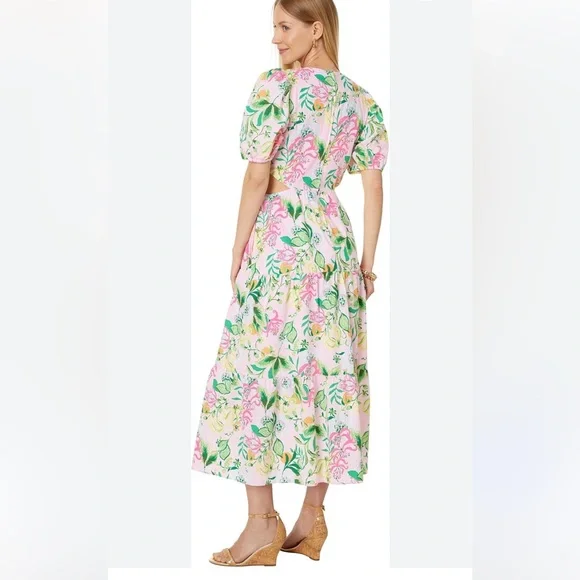 Lilly Pulitzer Lyssa Cotton Midi Dress - Picture 12 of 14